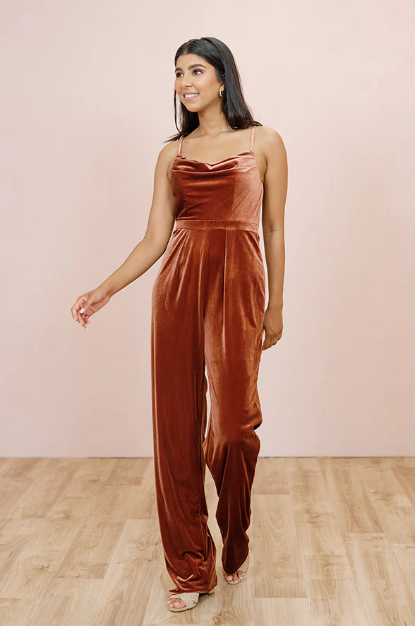 Parker Velvet Jumpsuit | Made To Order - Image 2