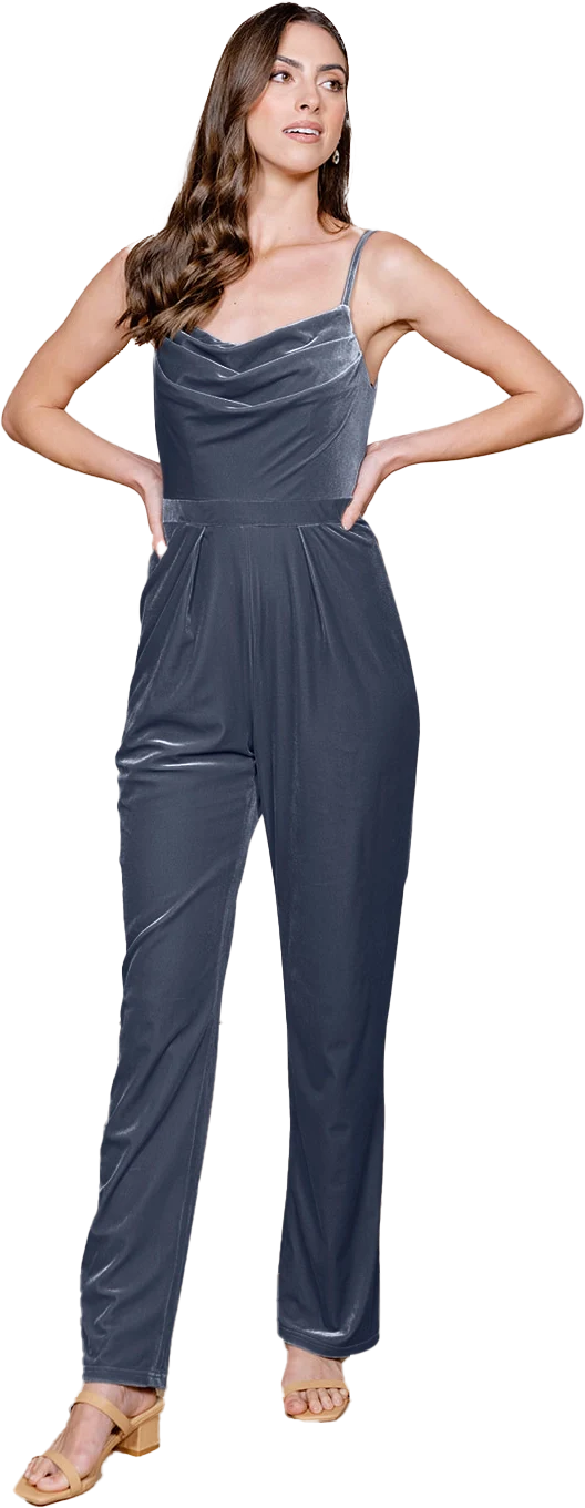 Parker Velvet Jumpsuit | Made To Order - Image 53