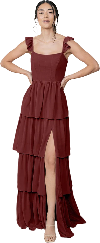 Poppy Chiffon Dress | Made To Order - Image 115