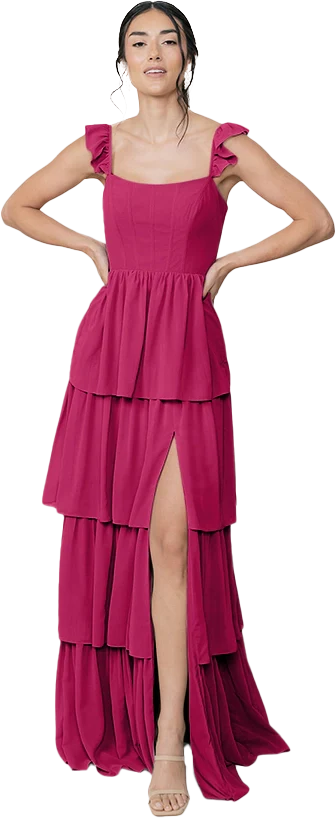 Poppy Chiffon Dress | Made To Order - Image 129