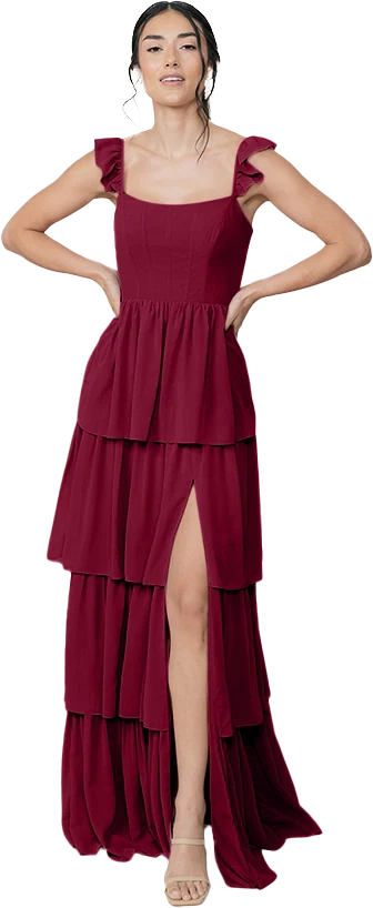 Poppy Chiffon Dress | Made To Order - Image 134