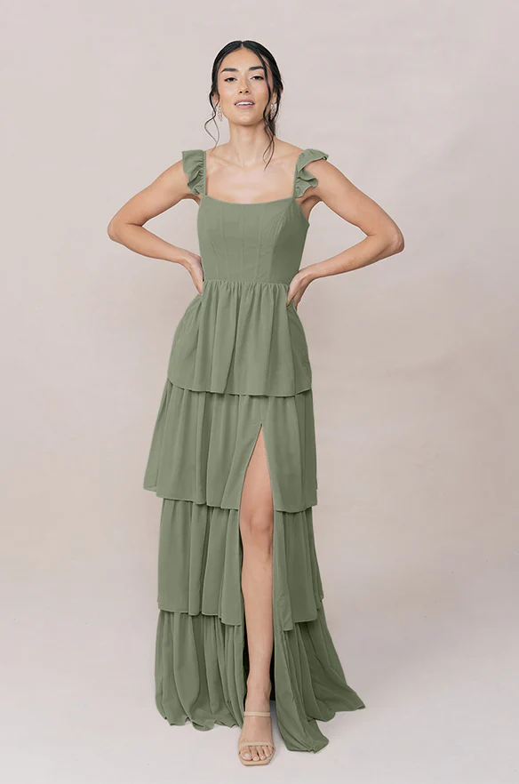 Poppy Chiffon Dress | Made To Order - Image 14