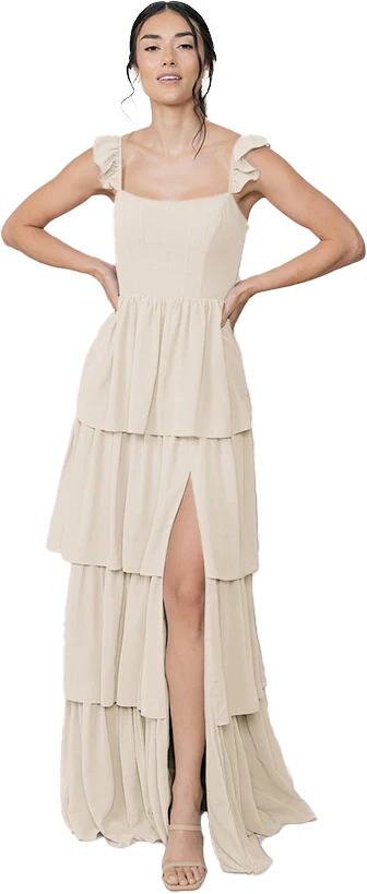 Poppy Chiffon Dress | Made To Order - Image 150