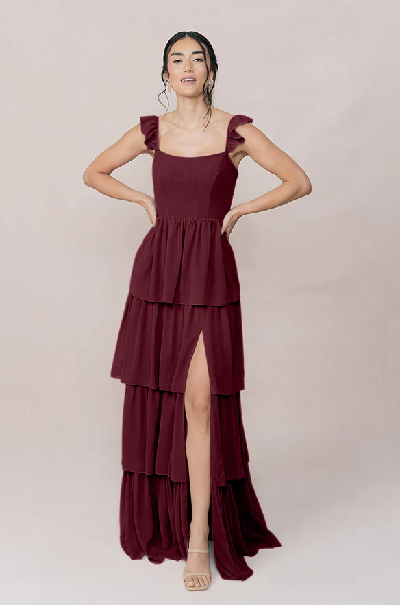 Poppy Chiffon Dress | Made To Order - Image 29