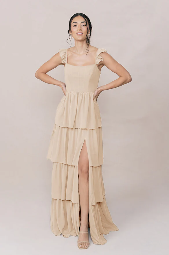 Poppy Chiffon Dress | Made To Order - Image 31