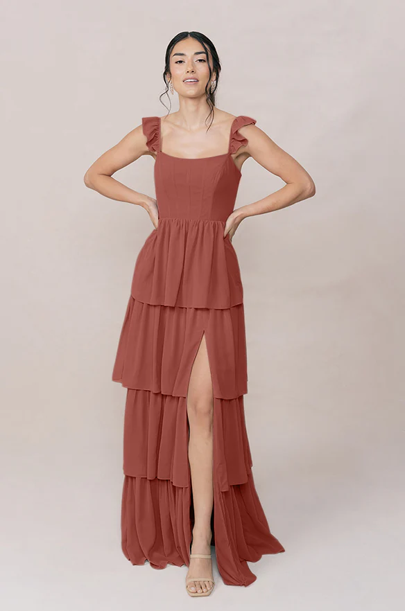 Poppy Chiffon Dress | Made To Order - Image 33