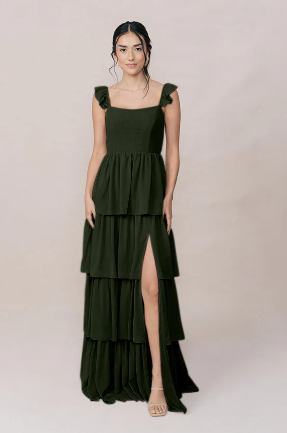 Poppy Chiffon Dress | Made To Order - Image 37