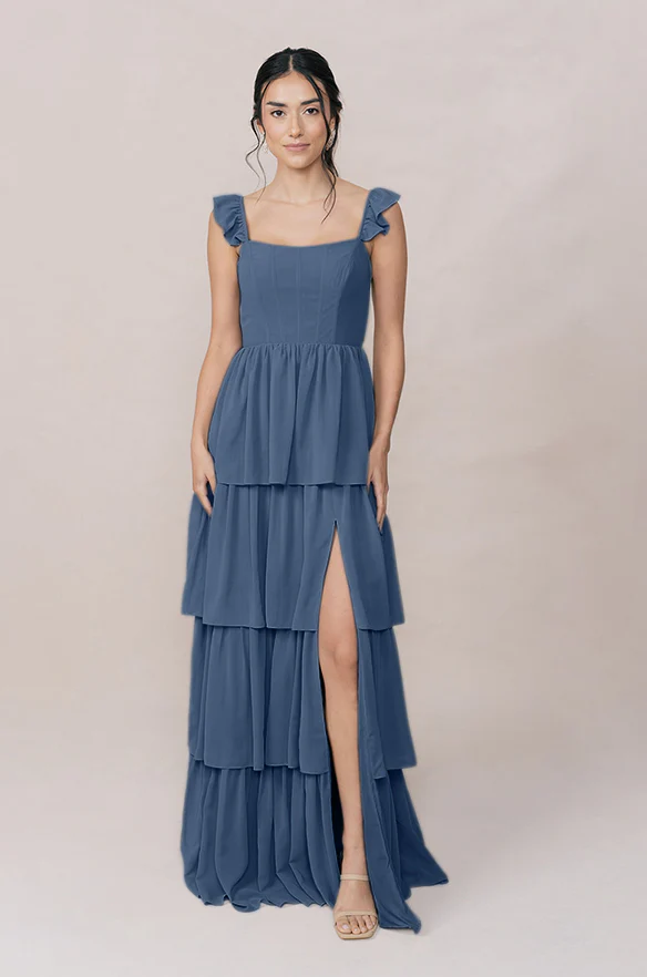 Poppy Chiffon Dress | Made To Order - Image 45