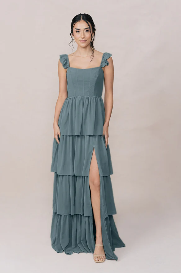 Poppy Chiffon Dress | Made To Order - Image 49