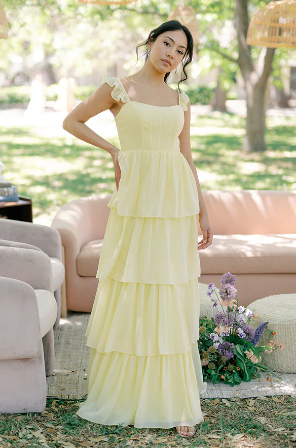 Poppy Chiffon Dress | Made To Order - Image 5