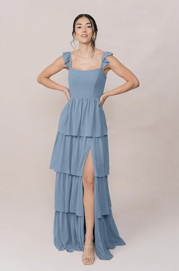 Poppy Chiffon Dress | Made To Order - Image 53