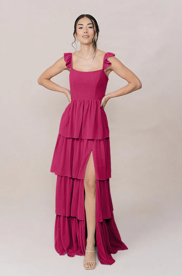 Poppy Chiffon Dress | Made To Order - Image 55
