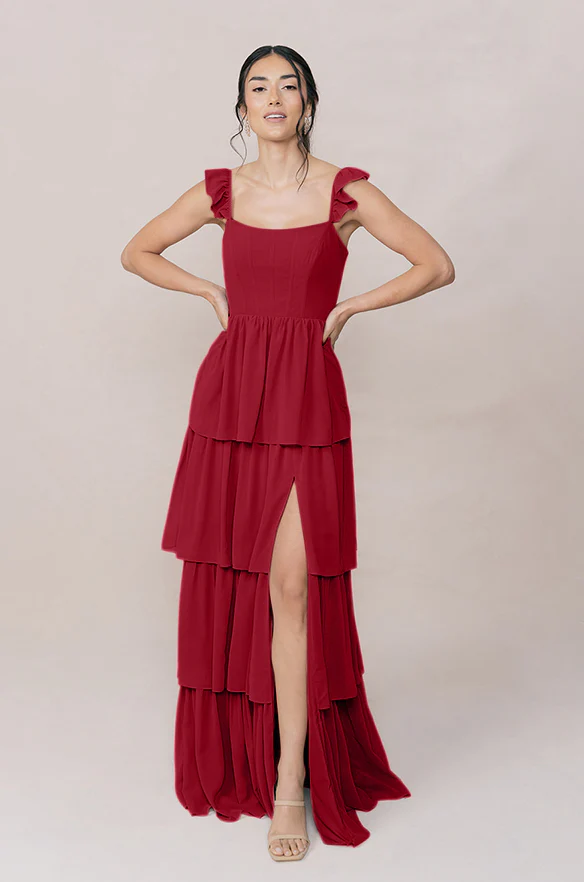 Poppy Chiffon Dress | Made To Order - Image 75