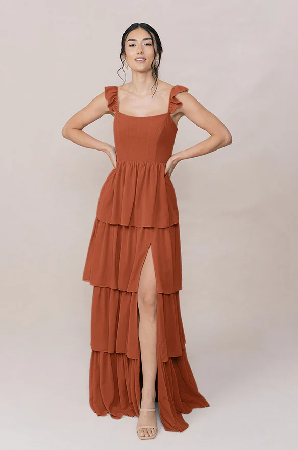Poppy Chiffon Dress | Made To Order - Image 89