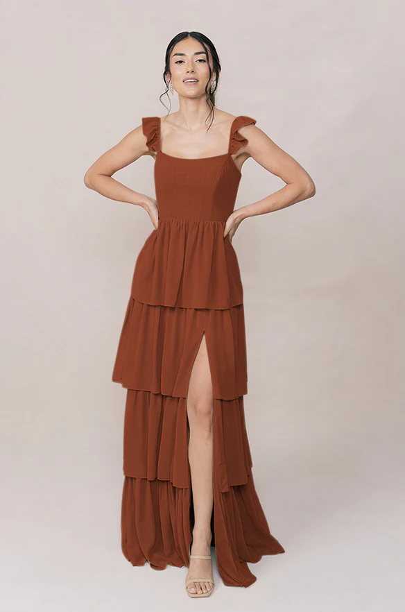 Poppy Chiffon Dress | Made To Order - Image 91