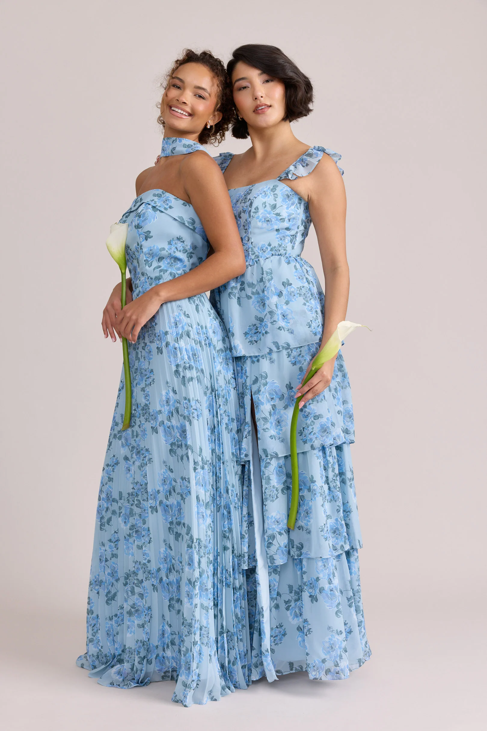 Poppy Chiffon Floral Print Dress | Made To Order - Image 99