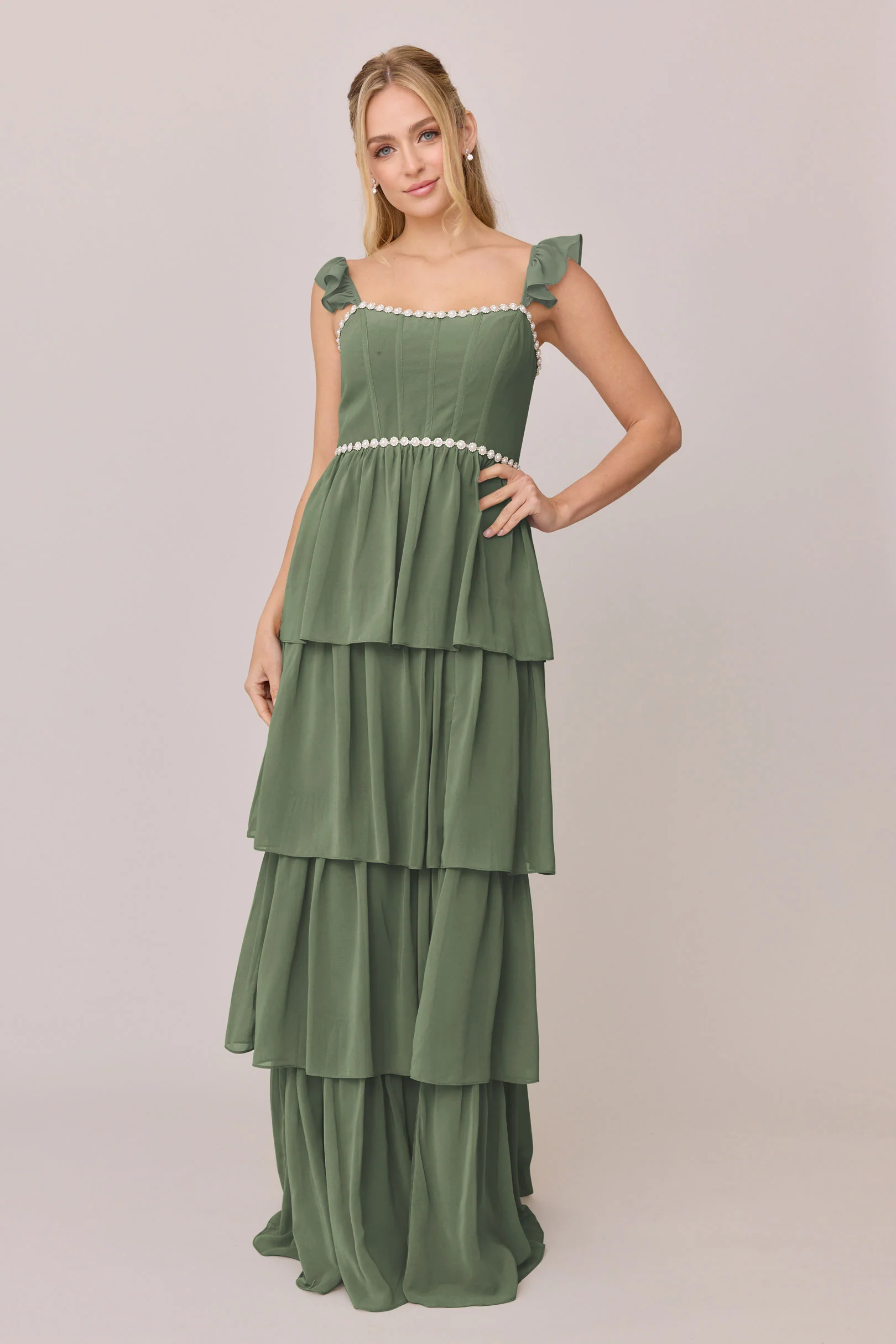 Poppy Luxe Chiffon Dress | Made To Order - Image 50