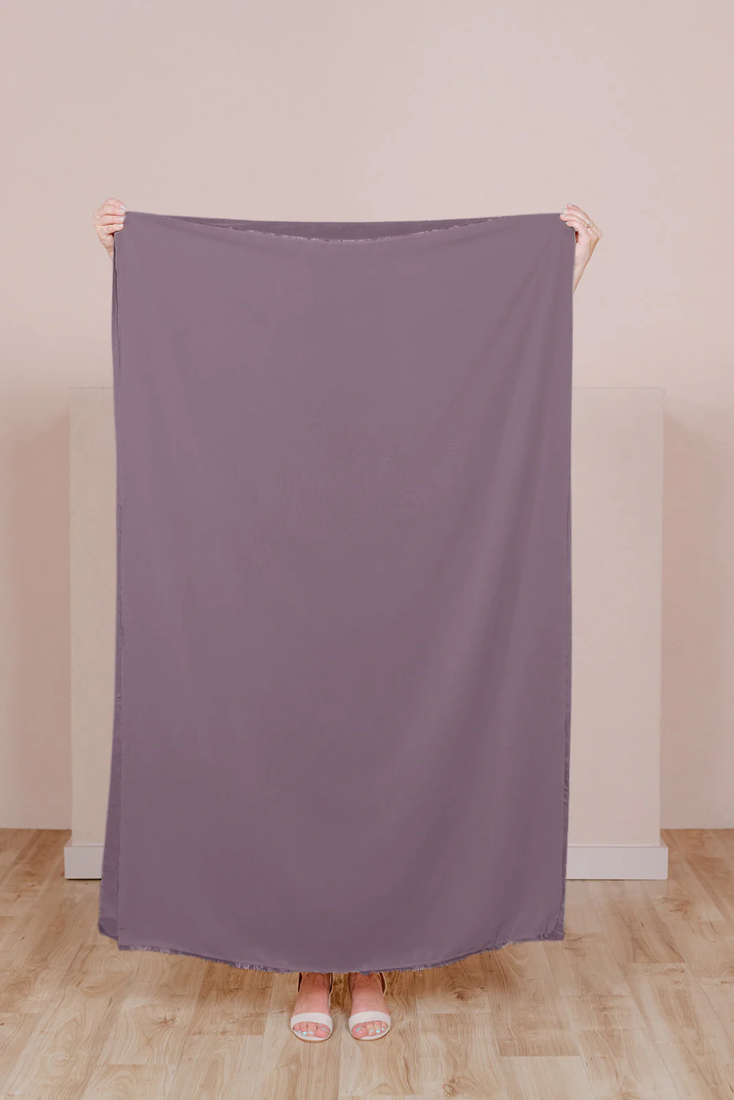 Pre-Cut Chiffon Fabric by Yard | Ready To Ship | Dusty Purple