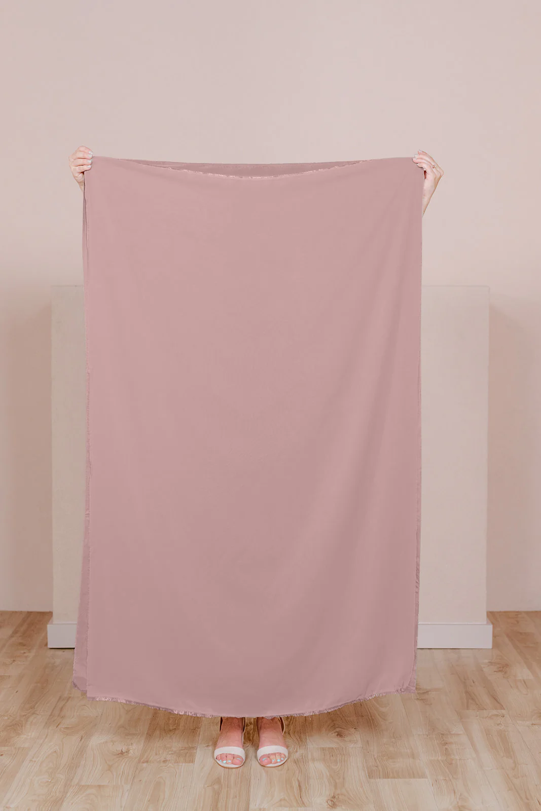 Pre-Cut Chiffon Fabric by Yard | Ready To Ship | Rose Quartz