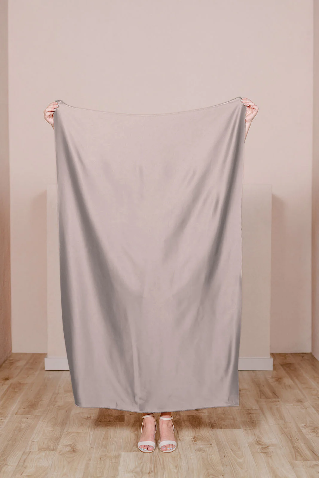 Pre-Cut Satin Fabric by Yard | Ready To Ship | Taupe