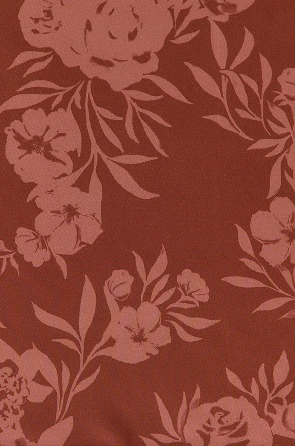 Pre-Cut Satin Floral Print Fabric By Yard | Ready To Ship - Image 8