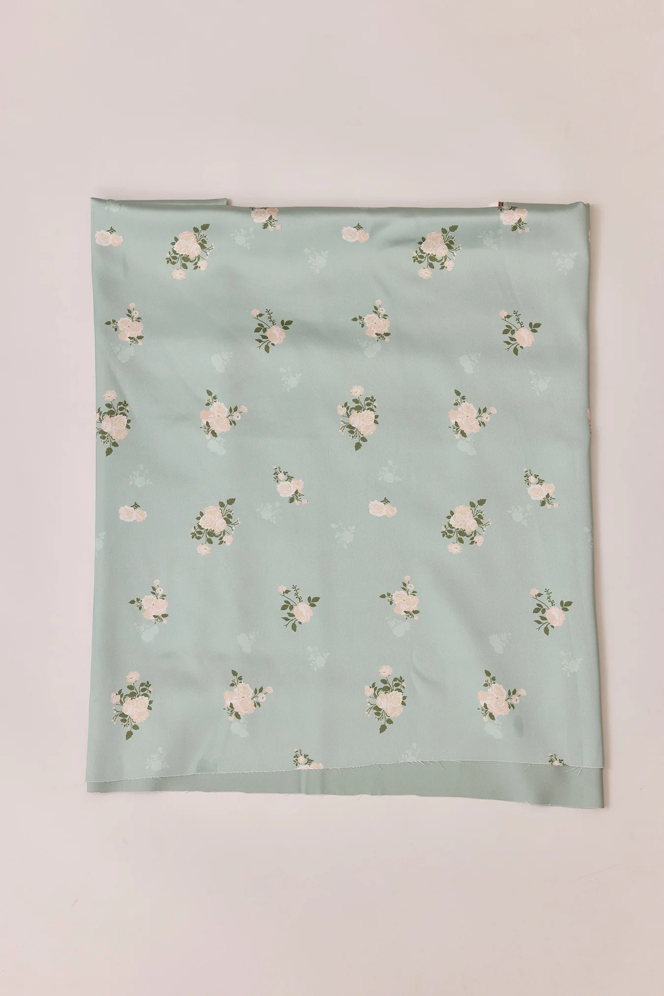Pre-Cut Satin Floral Print Fabric By Yard | Ready To Ship - Image 25