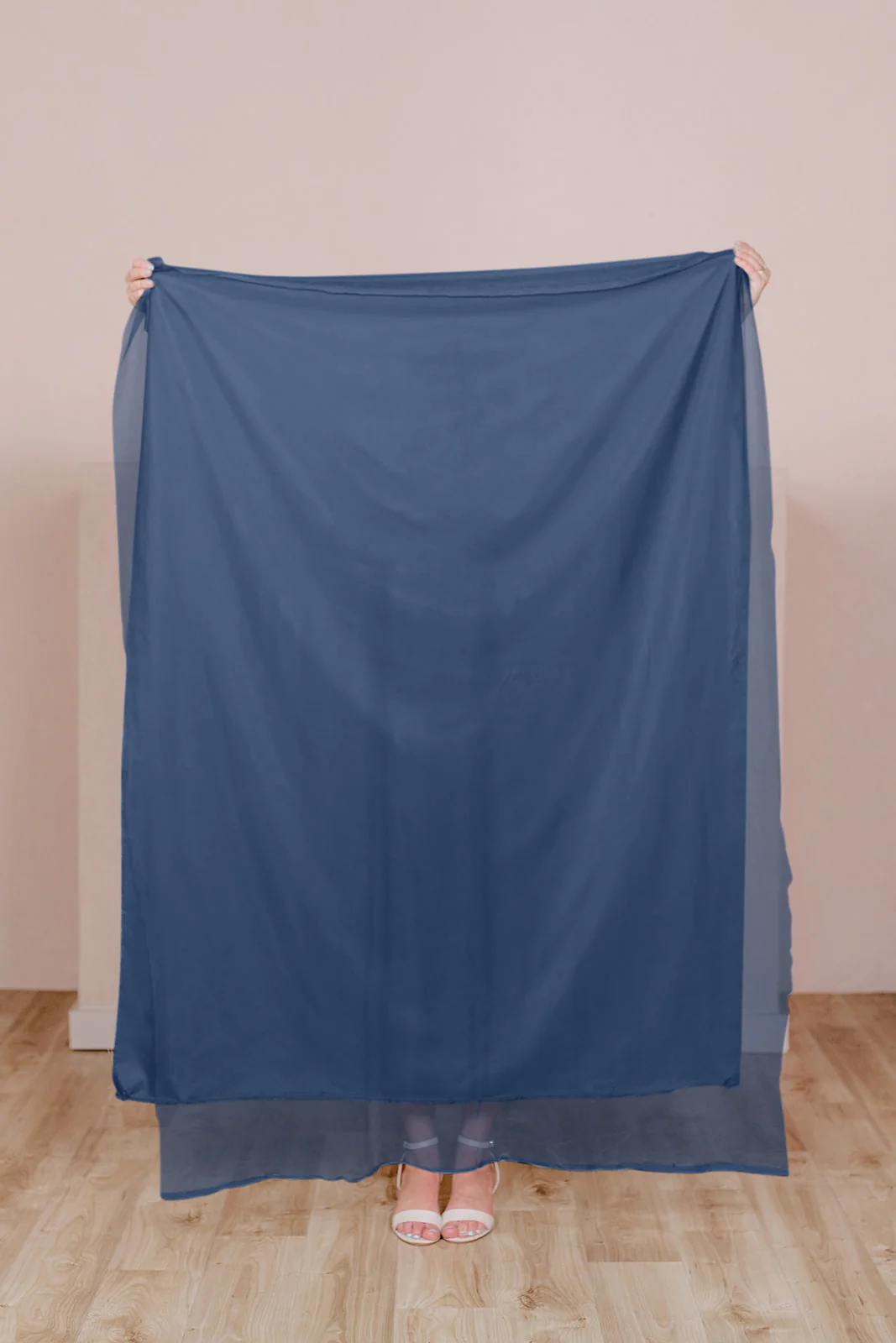 Pre-Cut Tulle Fabric by Yard | Ready To Ship | Romantic Blue