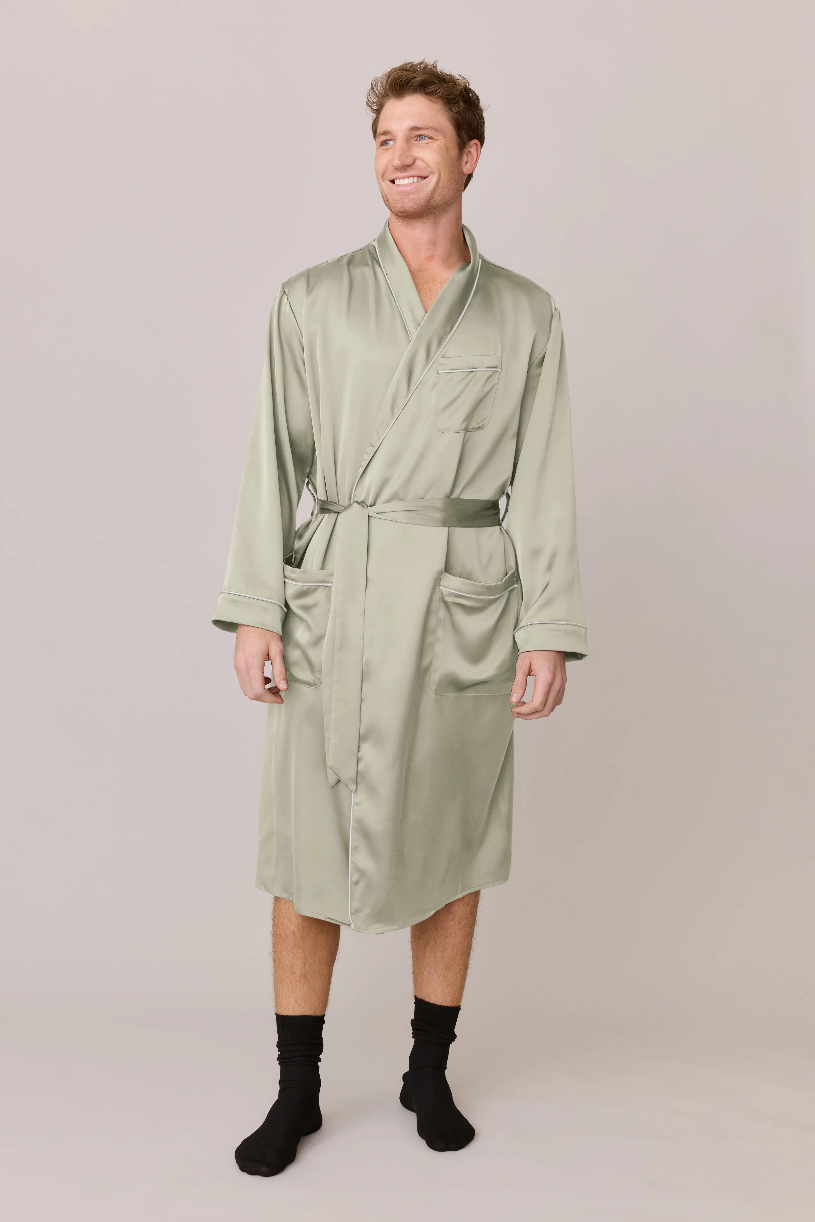 Pre-Game Satin Robe | Made To Order - Image 47