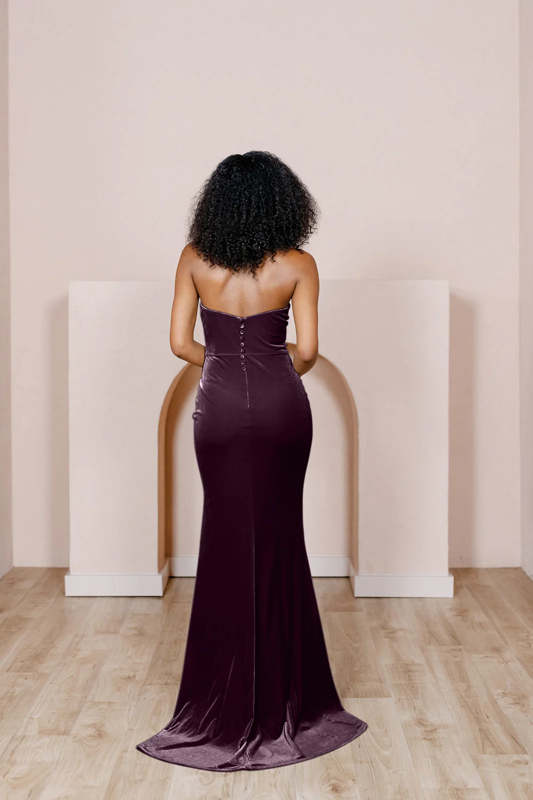 Quinn Velvet Dress | Made To Order - Image 47
