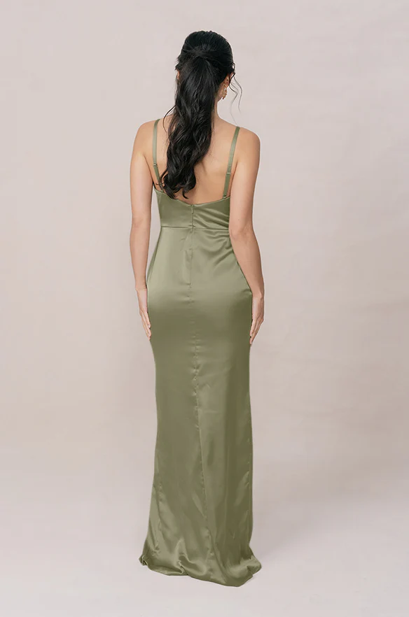 Rava Satin Dress | Made To Order - Image 114