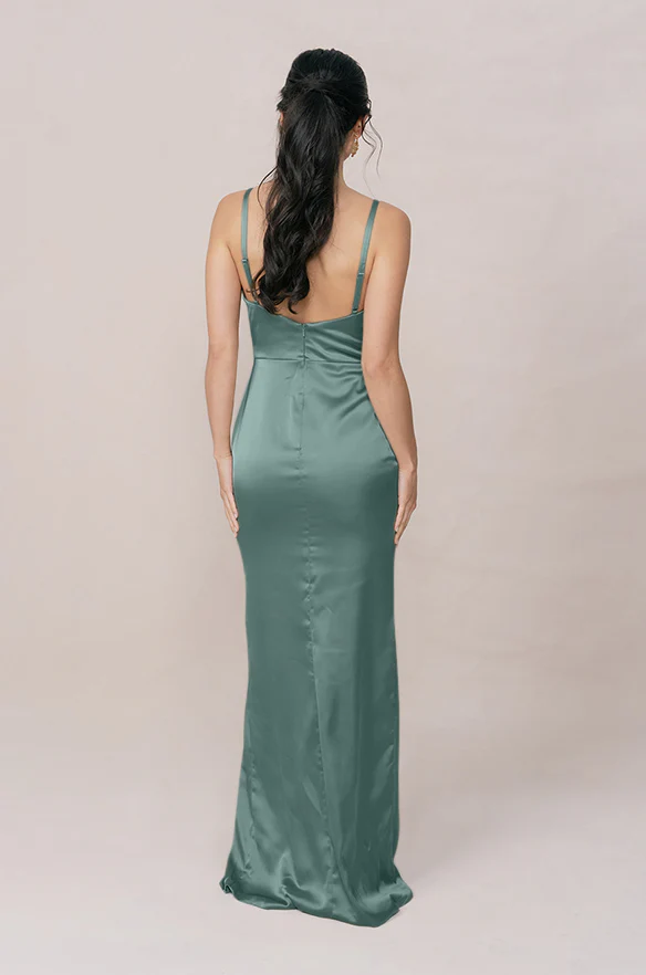 Rava Satin Dress | Made To Order - Image 130