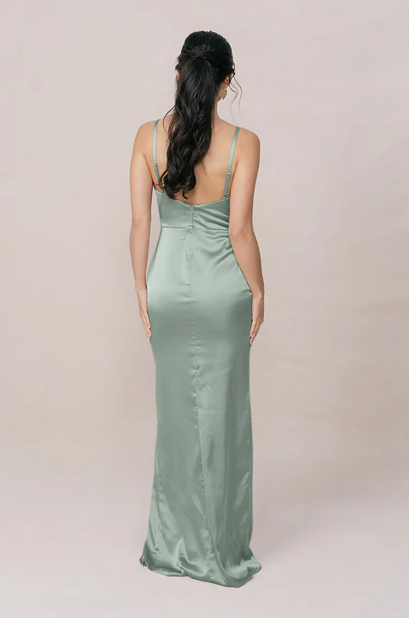 Rava Satin Dress | Made To Order - Image 136