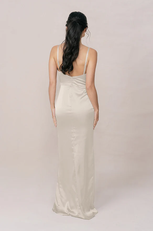 Rava Satin Dress | Made To Order - Image 142