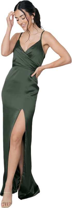 Rava Satin Dress | Made To Order - Image 19