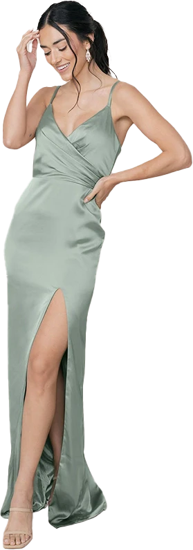 Rava Satin Dress | Made To Order - Image 47