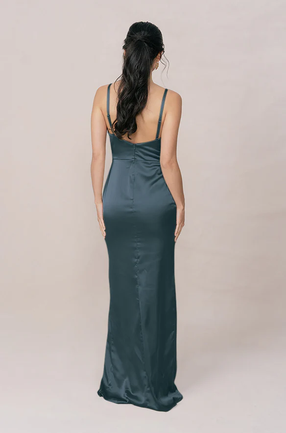 Rava Satin Dress | Made To Order - Image 86