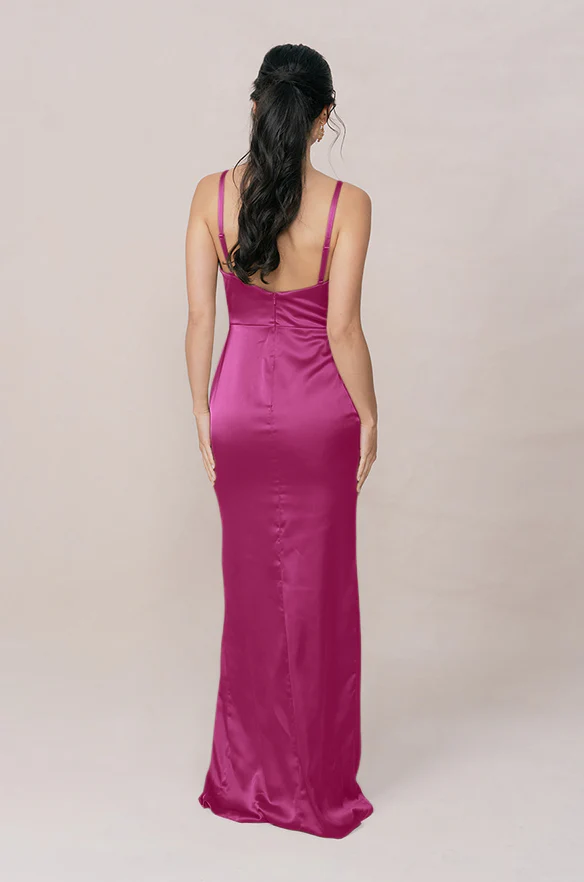 Rava Satin Dress | Made To Order - Image 90