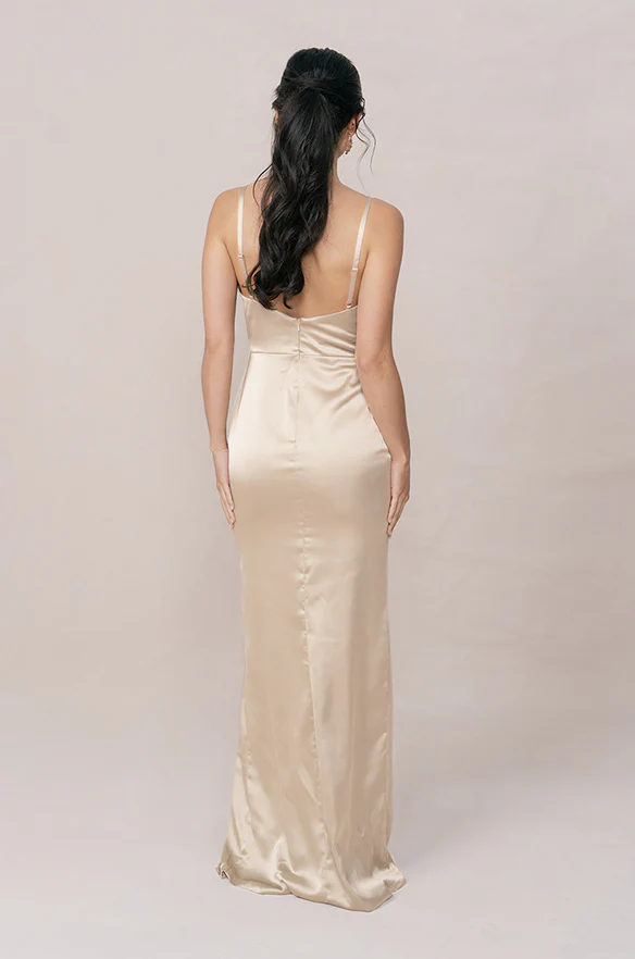 Rava Satin Dress | Made To Order - Image 92