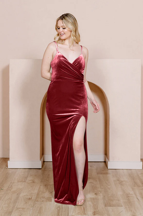 Rava Velvet Dress | Made To Order - Image 54