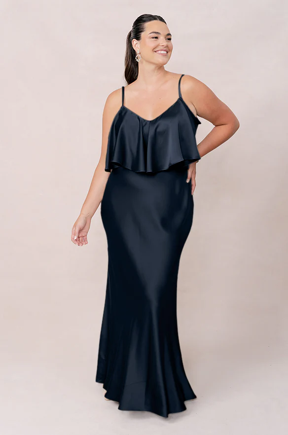 Riley Convertible Satin Dress | Made To Order - Image 115