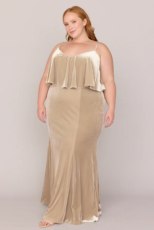Riley Convertible Velvet Dress | Made To Order - Image 23