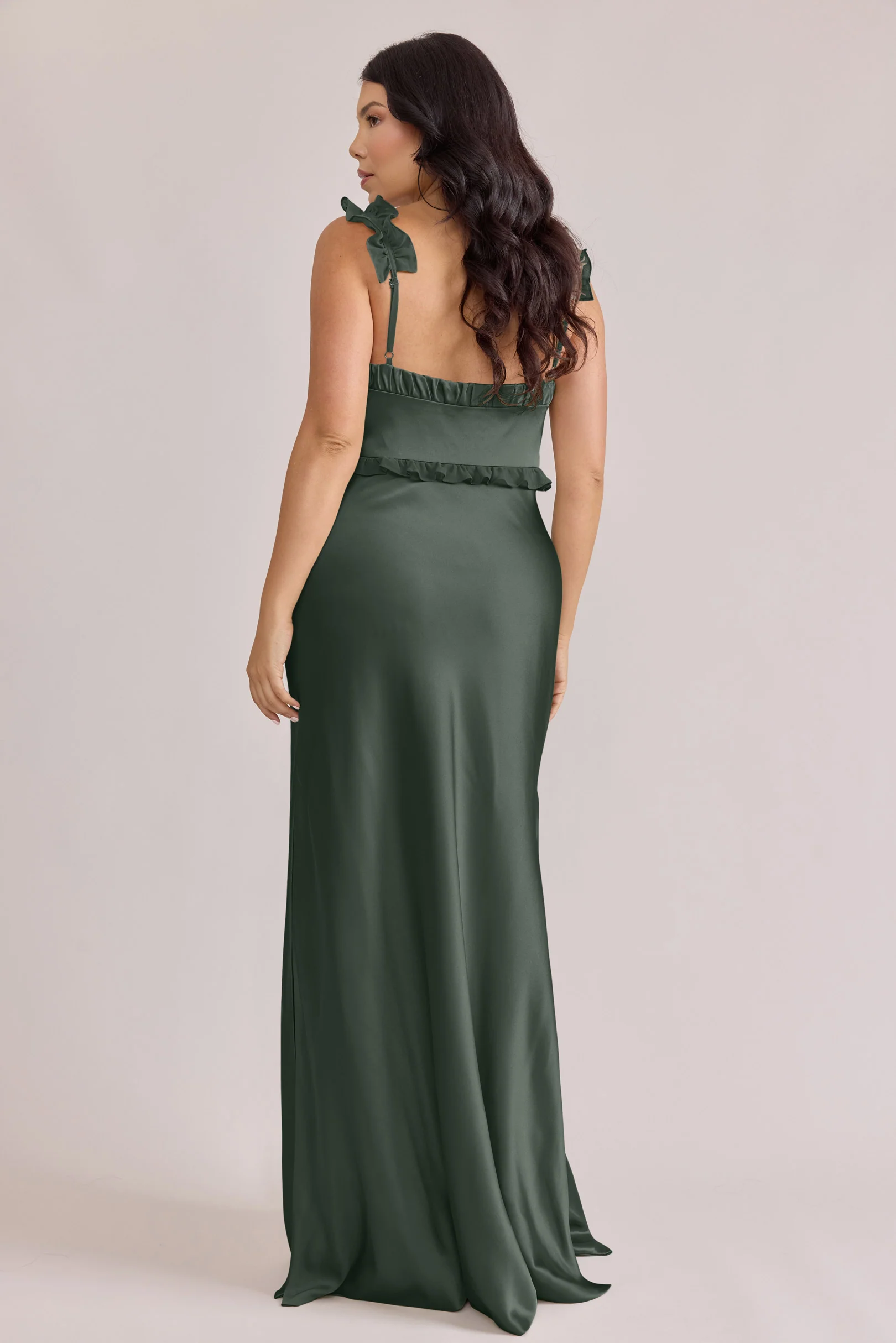 Romy Satin + Chiffon Dress | Made To Order - Image 45