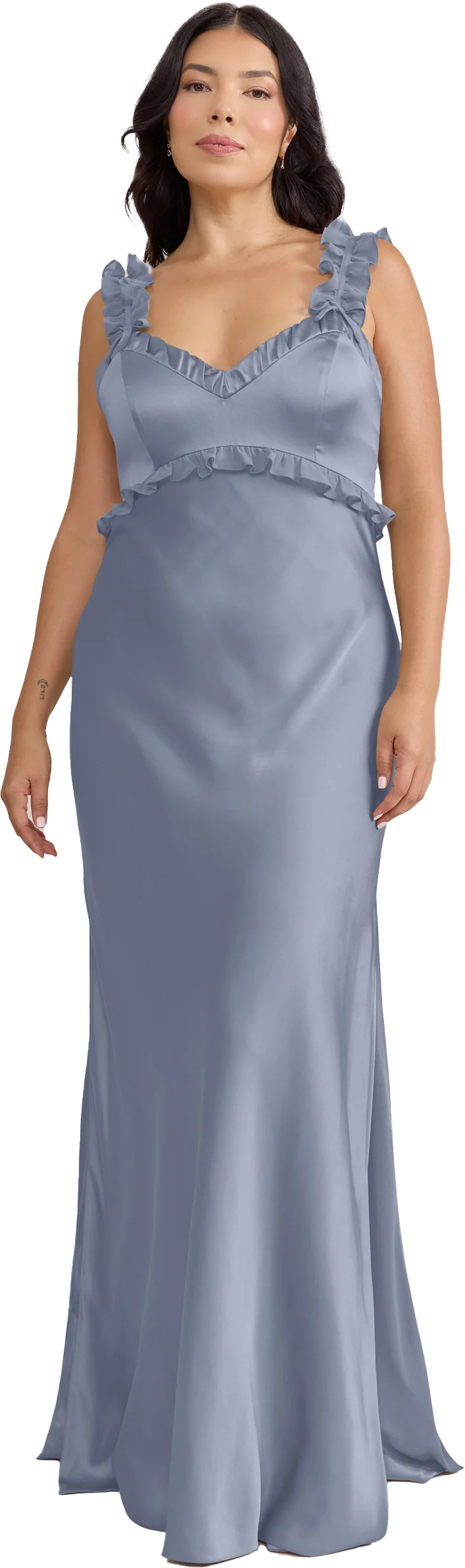 Romy Satin + Chiffon Dress | Made To Order - Image 76