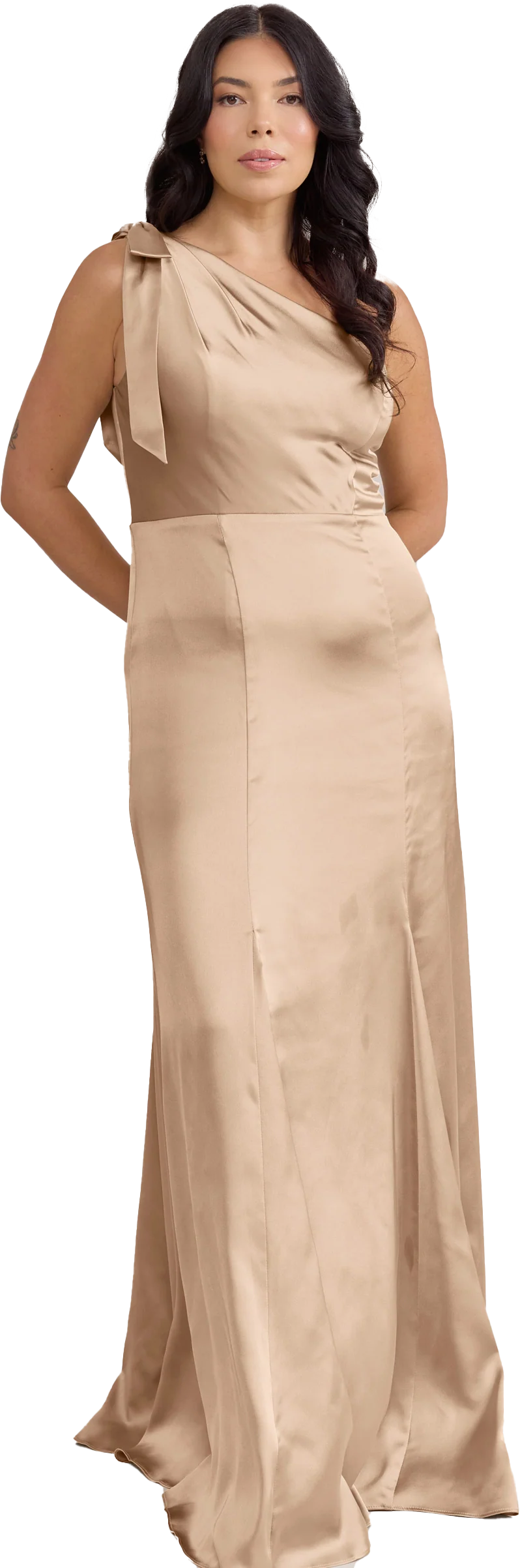 Rowan Satin Dress | Made To Order - Image 125