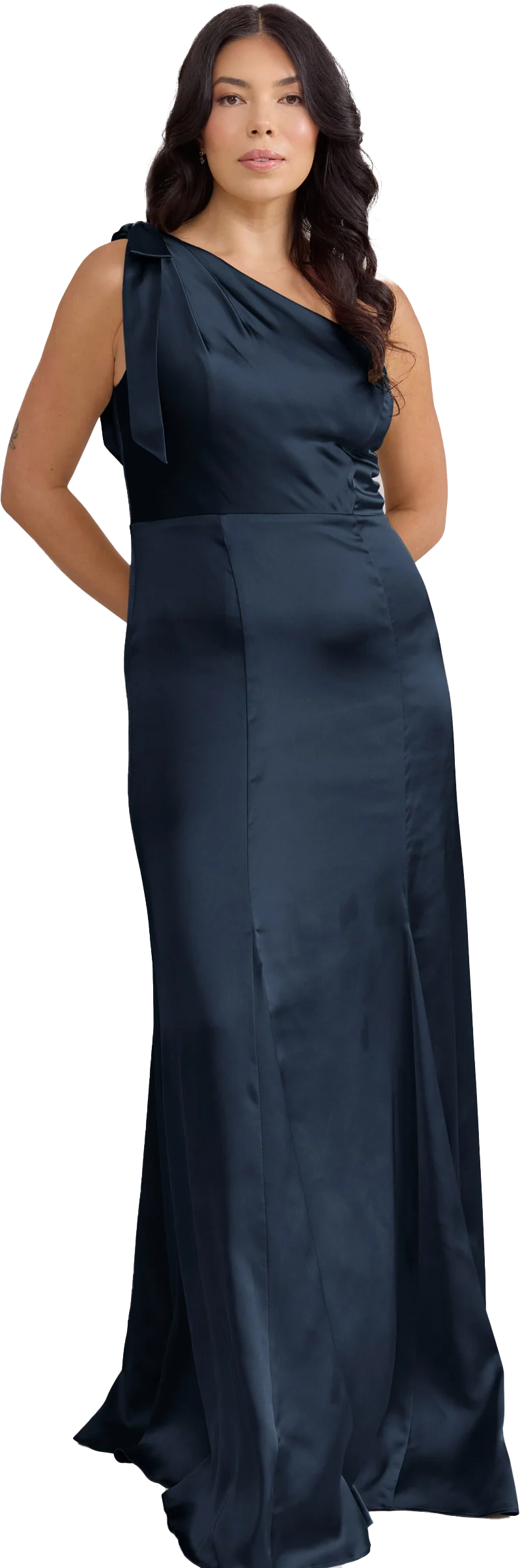 Rowan Satin Dress | Made To Order - Image 135