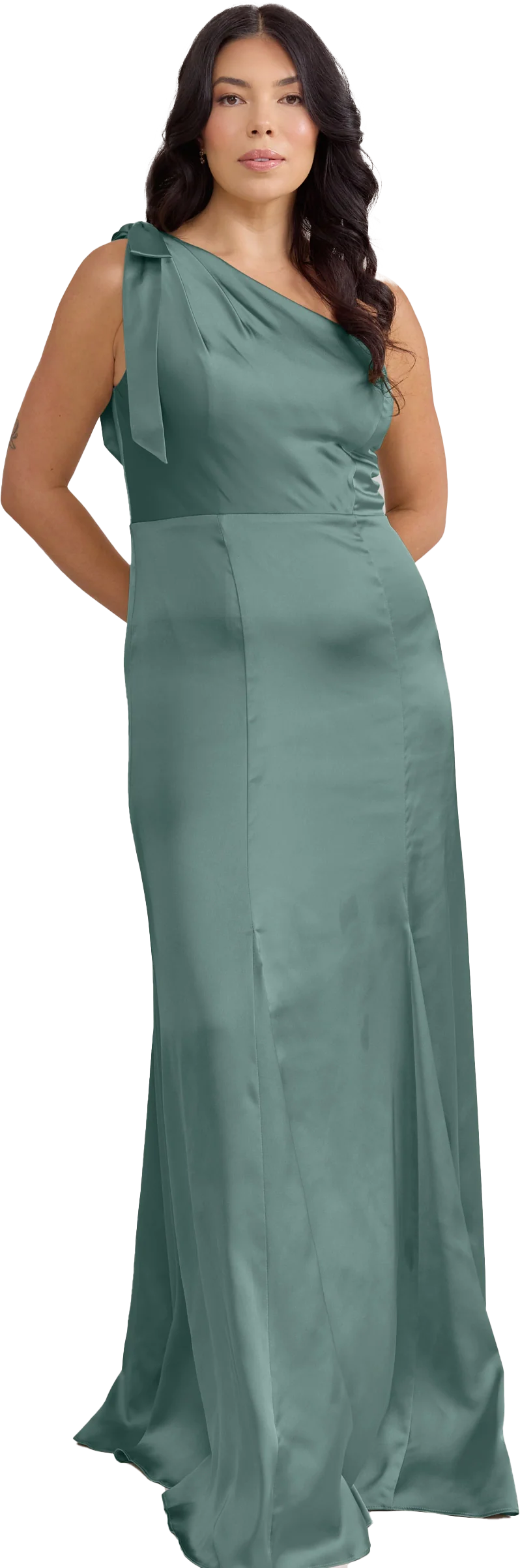 Rowan Satin Dress | Made To Order - Image 144