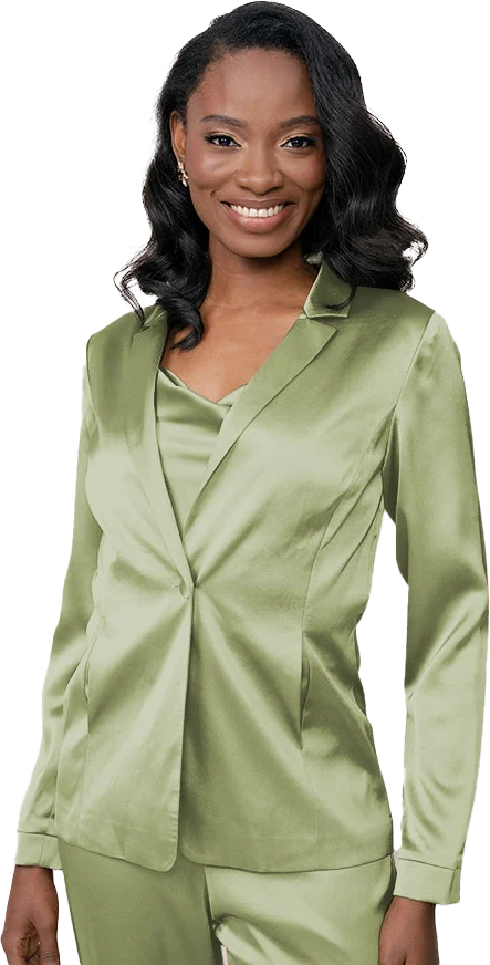 Ruby Satin Jacket | Made To Order - Image 118