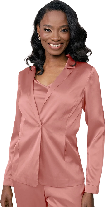 Ruby Satin Jacket | Made To Order - Image 21