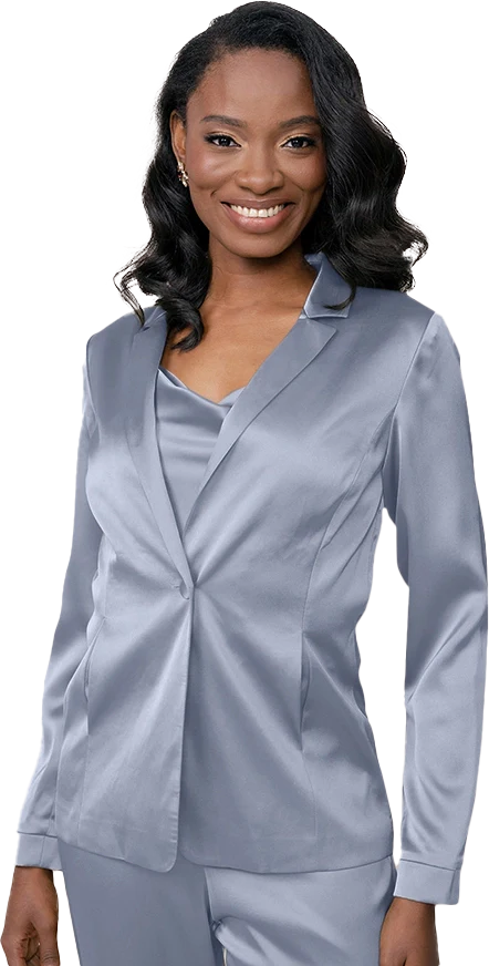Ruby Satin Jacket | Made To Order - Image 26