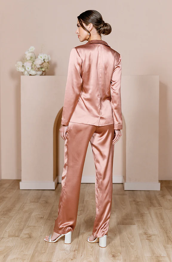 Ruby Satin Jacket | Made To Order - Image 8